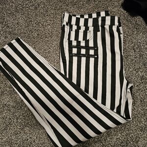 Blackheart striped skinny jeans size 19